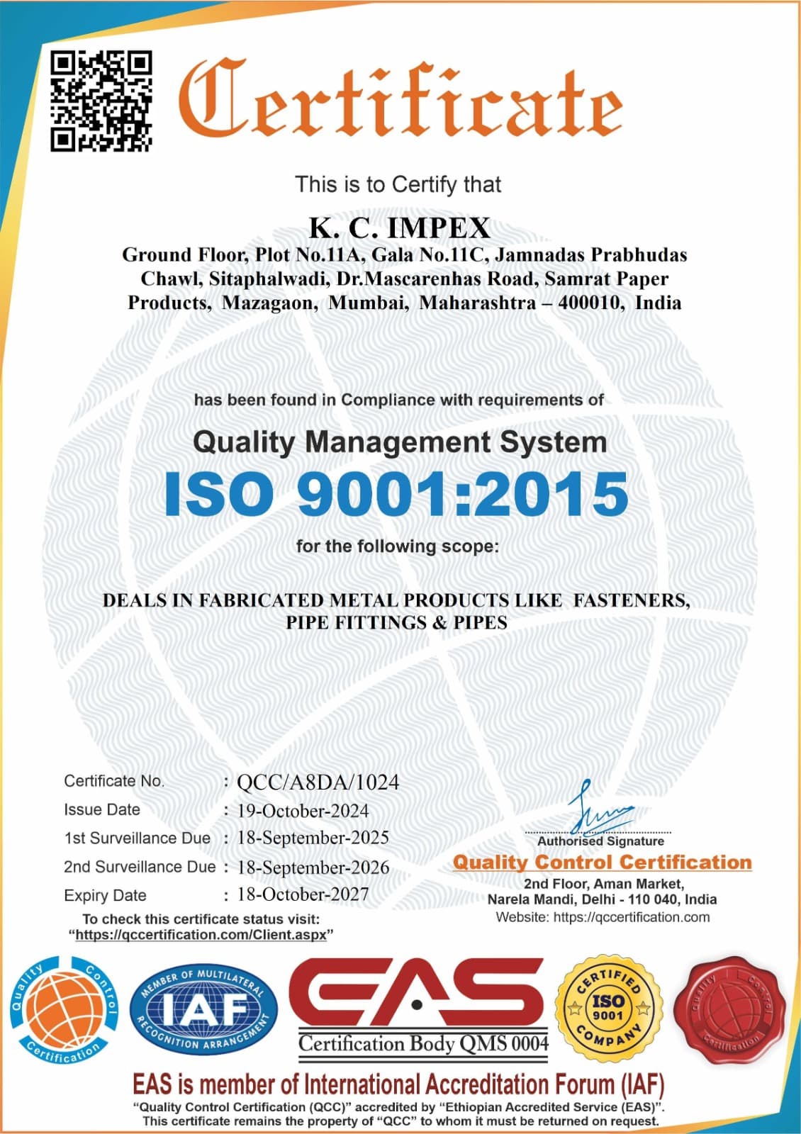 ISO 9001:2015